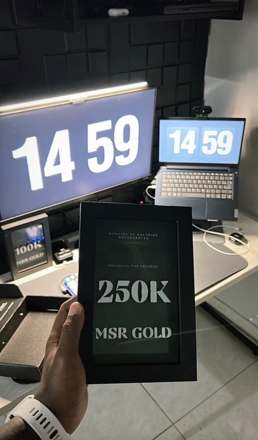 Placa 250K MSR Gold