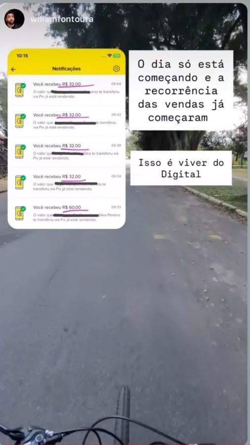 Recorrência das vendas começando