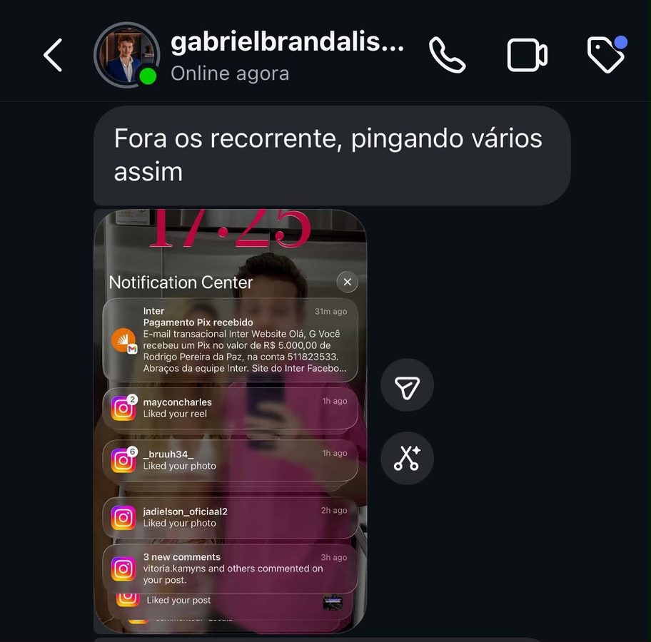 Recorrentes pingando